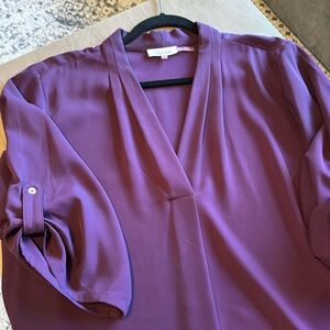 Calvin Klein Flowy V-neck Blouse